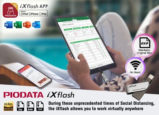 iXflash helps work from home